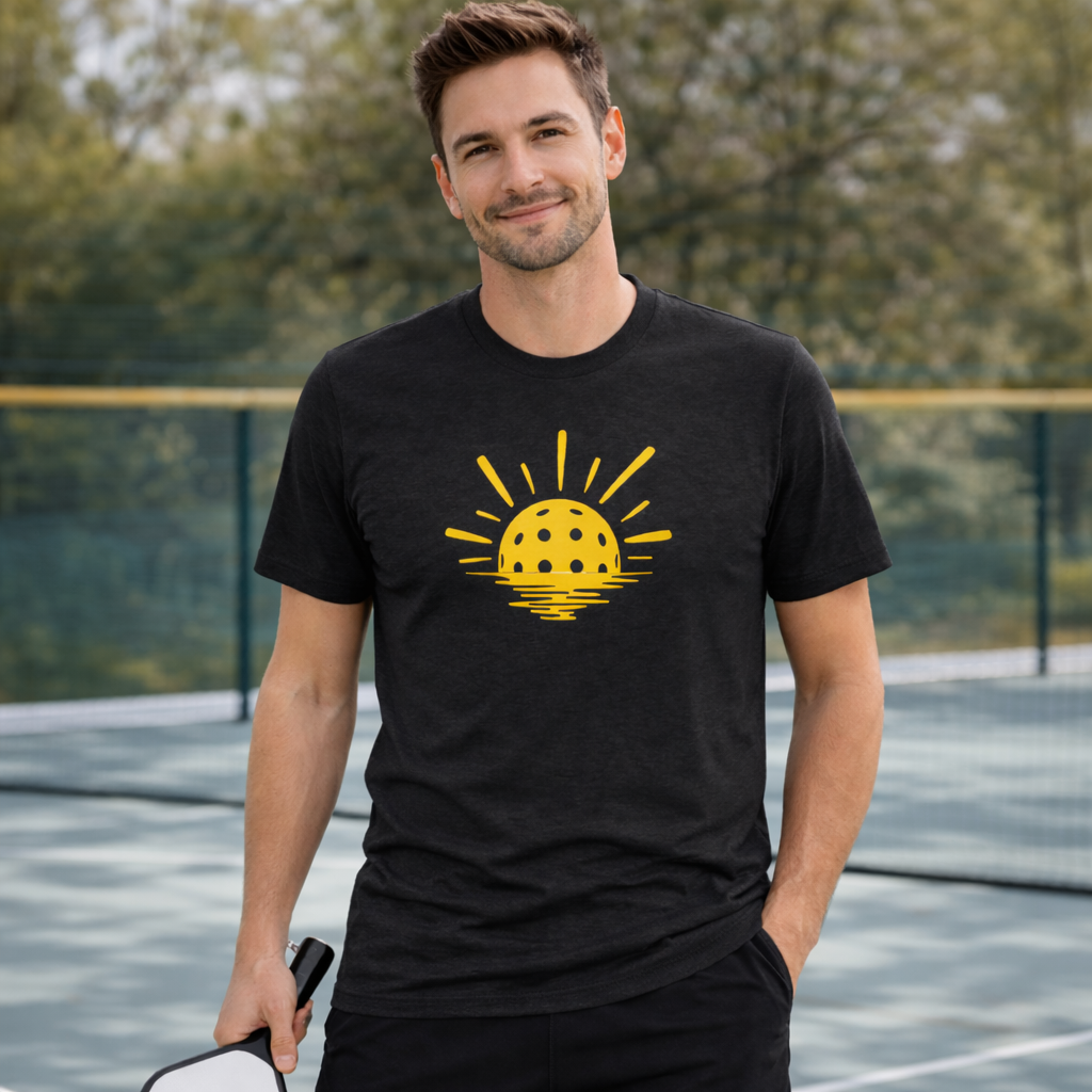 Pickleball Sun Tri-blend Men: T-shirt
