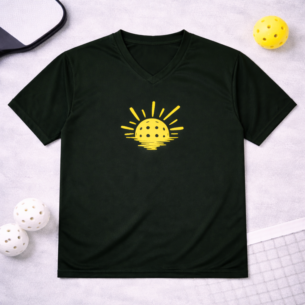 Pickleball Sun Women Dri-FIT: V-neck