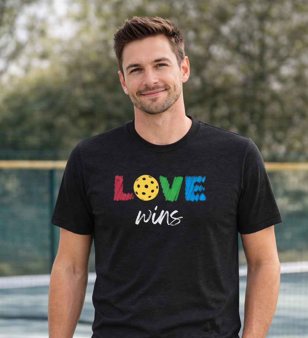 Love Wins:  Tri-blend Men: T-shirt