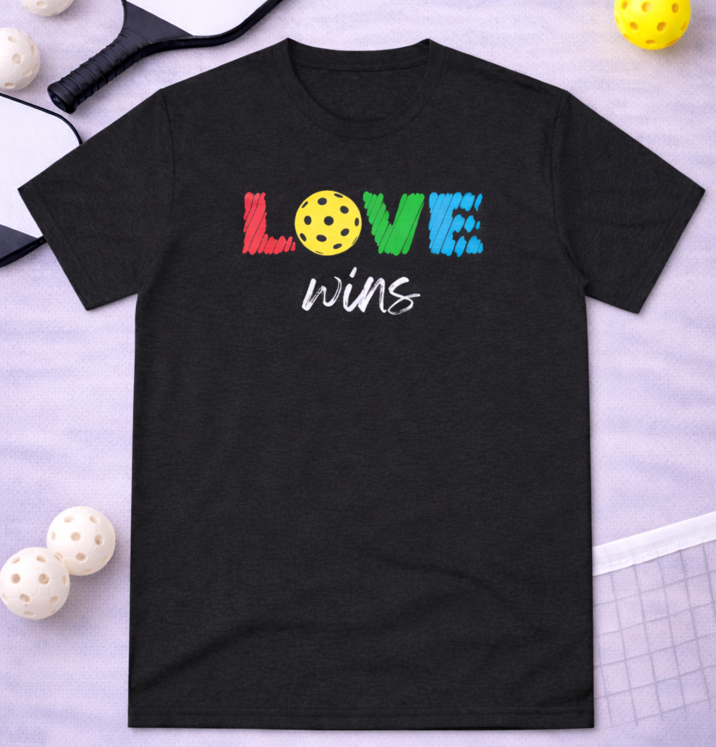 Love Wins:  Tri-blend Men: T-shirt