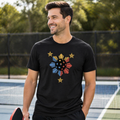 Filipino Flag Pickleball: Tri-Blend Men: T-shirt